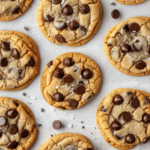 gluten free dairy free chocolate chip cookies cooling rack