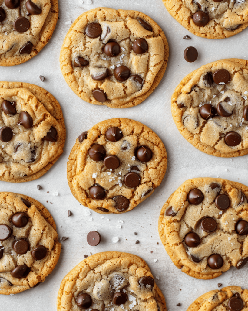 gluten free dairy free chocolate chip cookies cooling rack